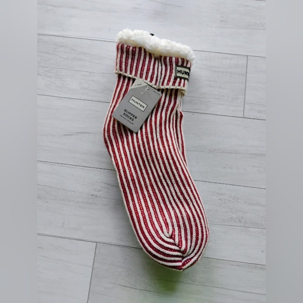 HUNTER NEW Sherpa Lined Slipper Socks